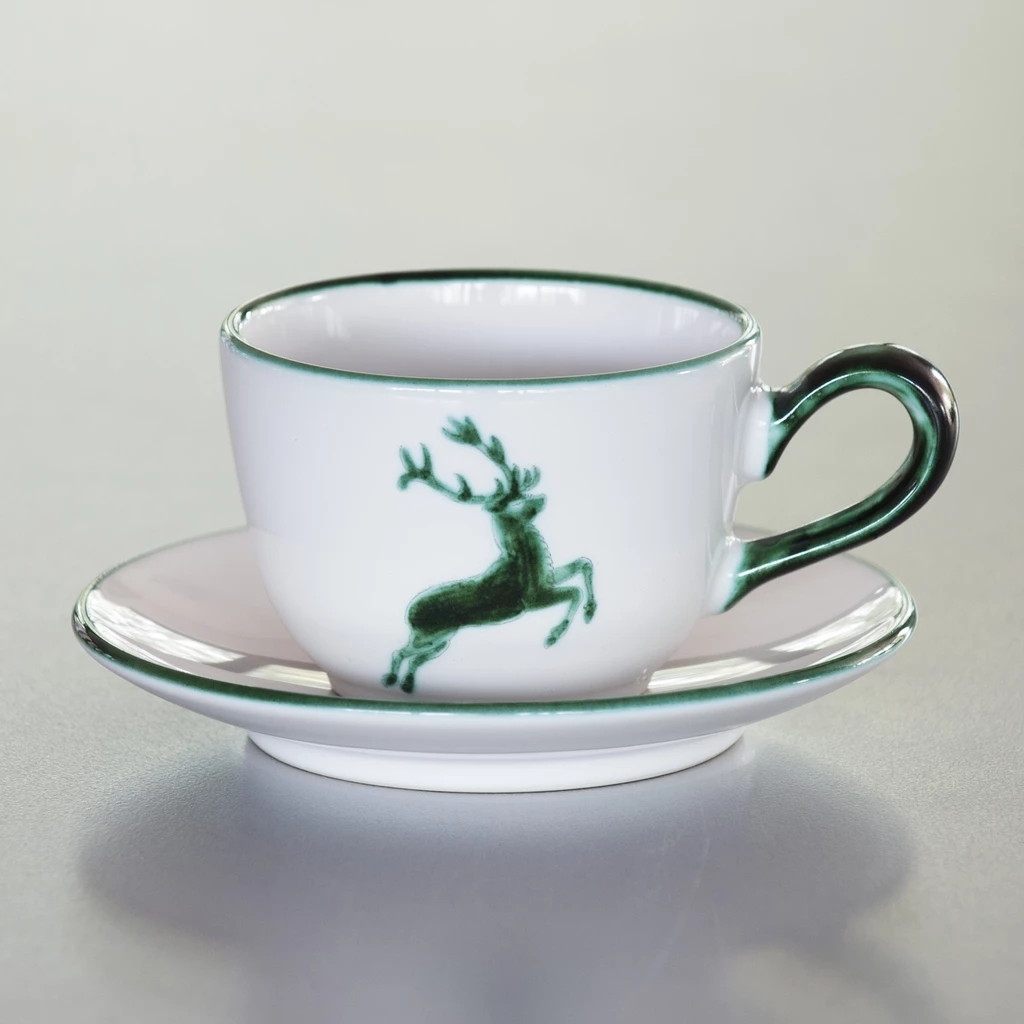 Kaffeetasse Grüner Hirsch