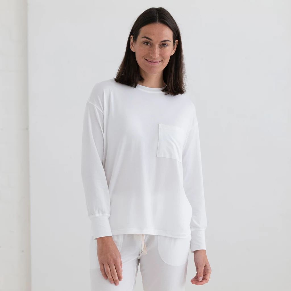 Sunday in Bed X Torquato Langarmshirt Estelle Blau XL