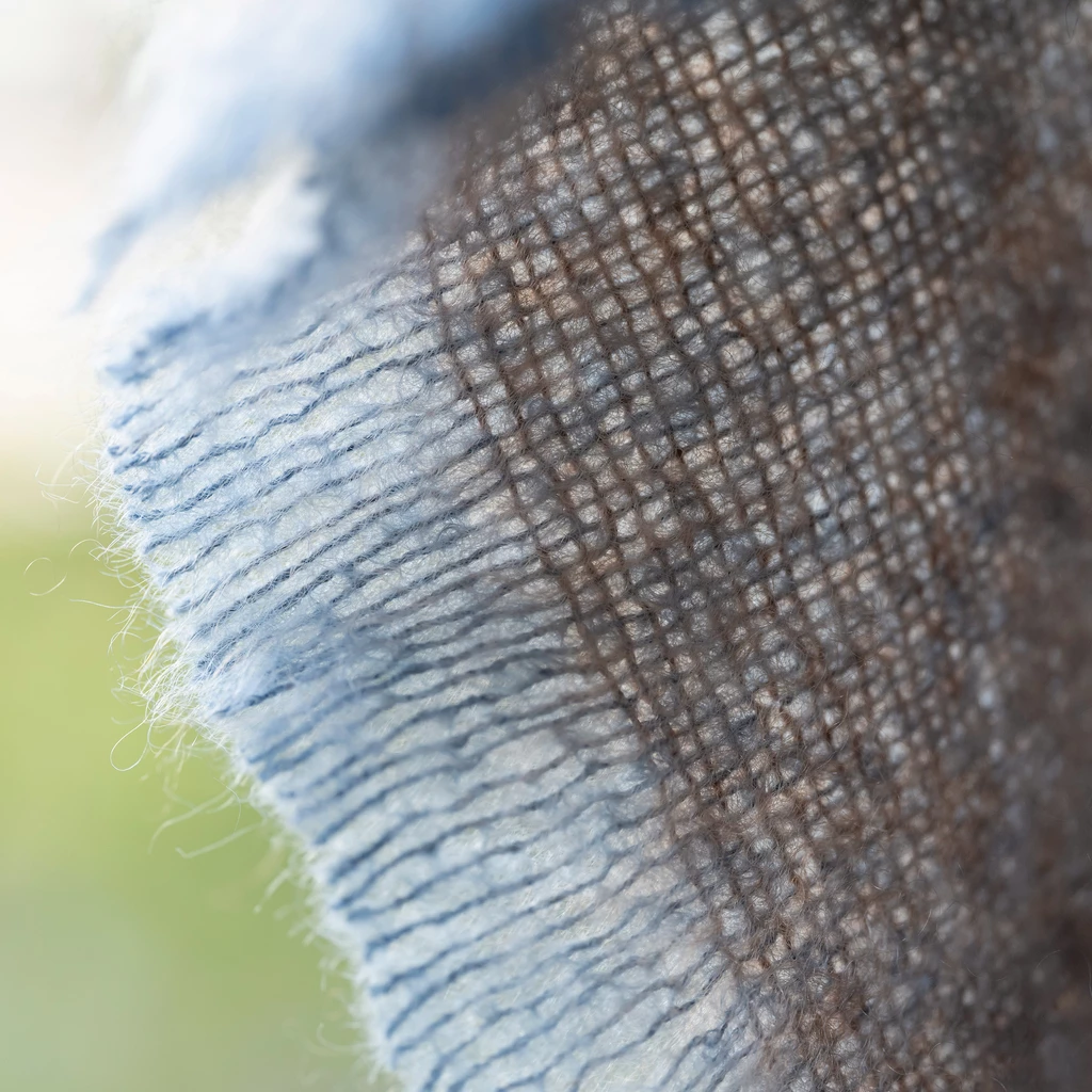 Cushendale: Mohair-Plaid aus Irland Cocoa