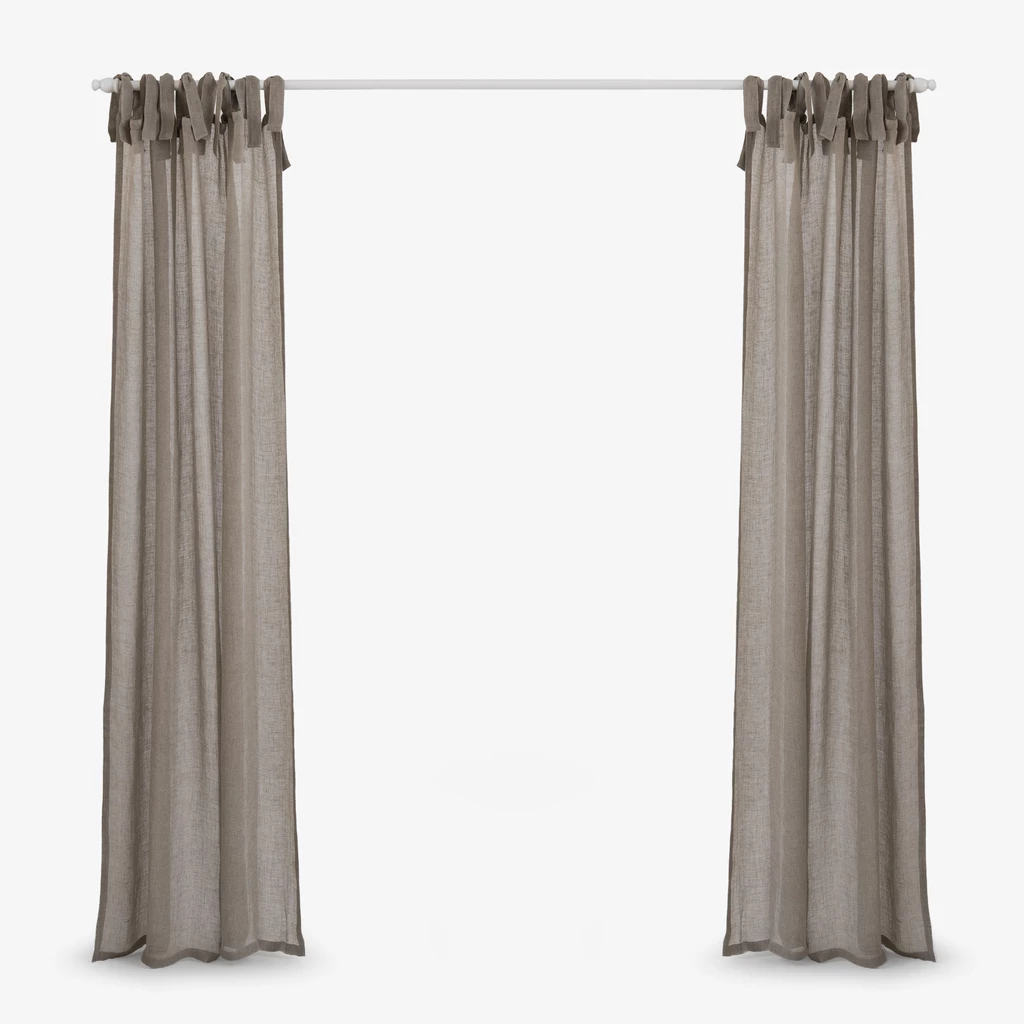 Leinenvorhang Transparent Natur 140 x 240 cm