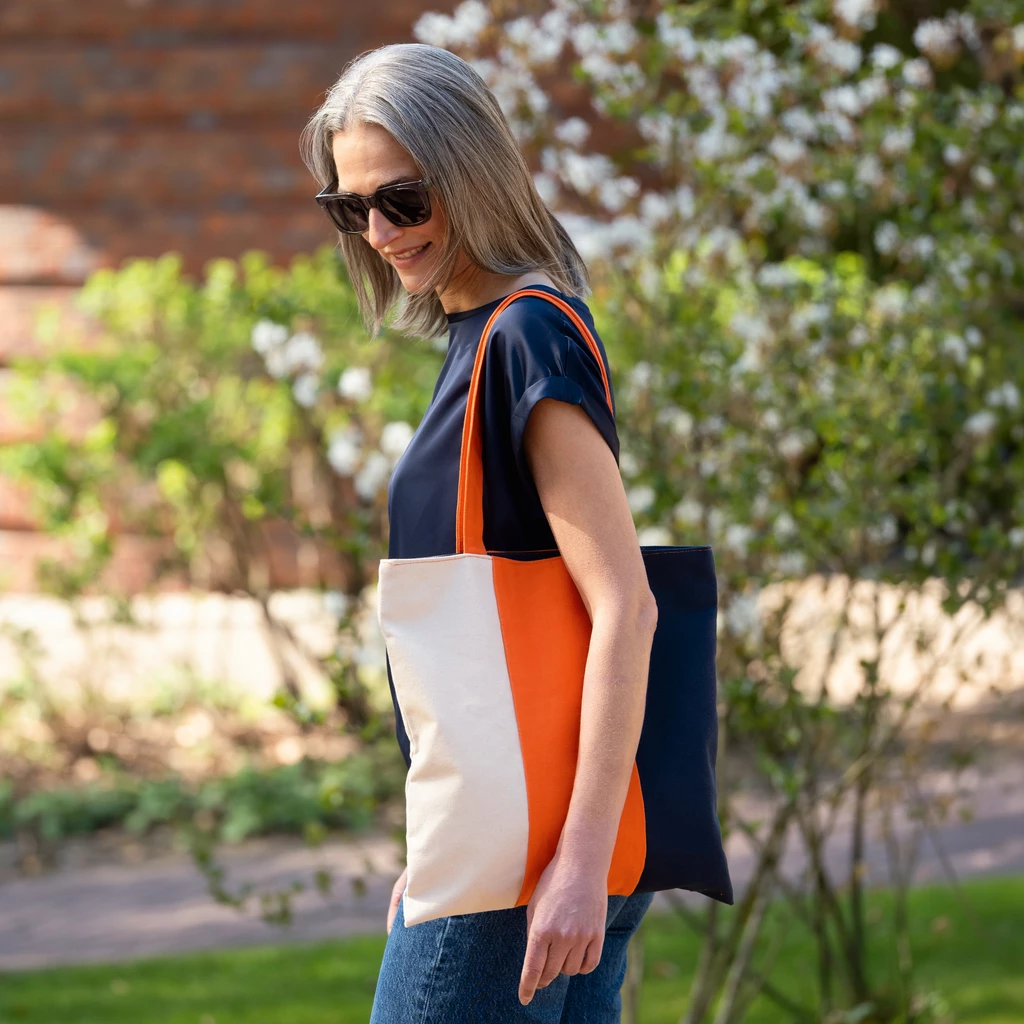 Canvas Tote Bag Tricolore