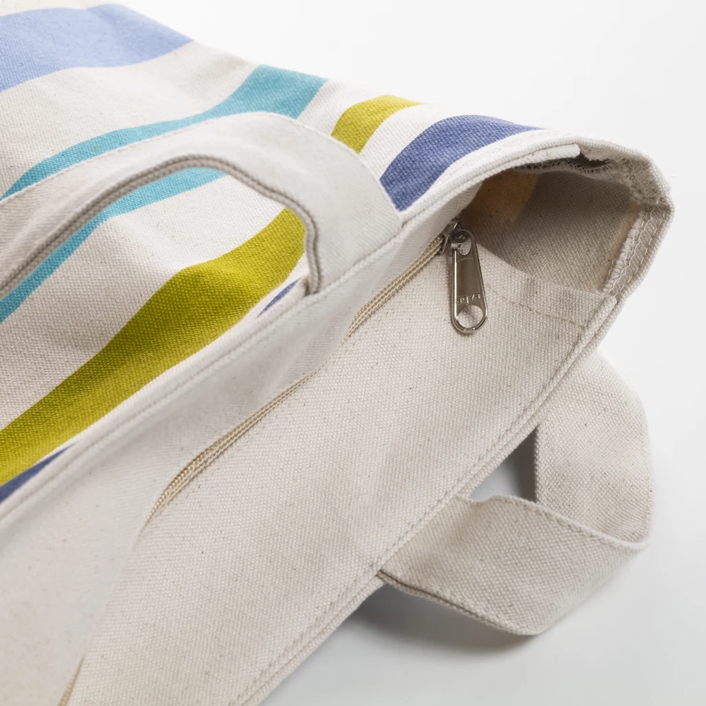 Canvas Tote Bag Coastal Stripes