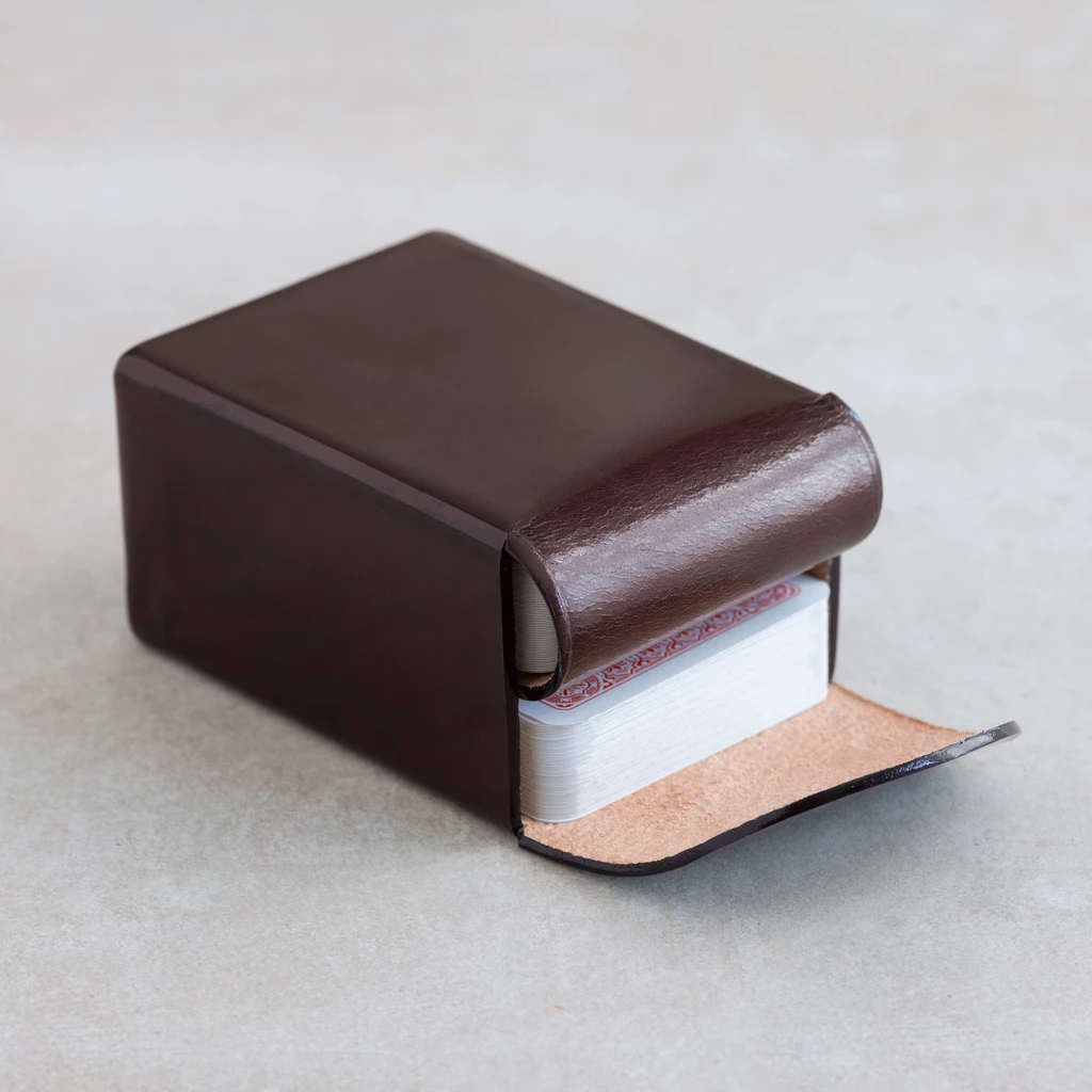 CAF X Torquato Etui für Spielkarten Leder
