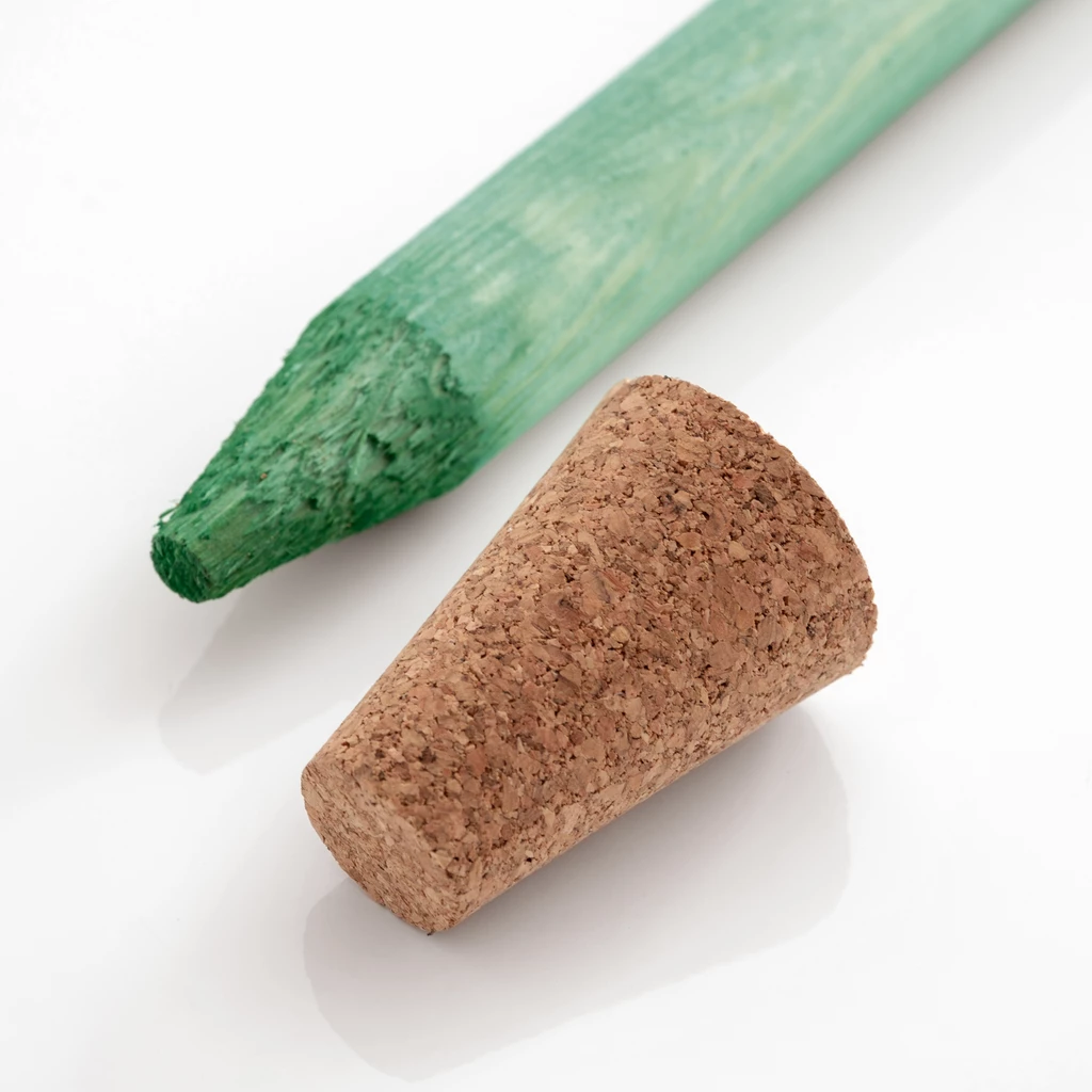 Rosenkugel-Holzstab mit Korken