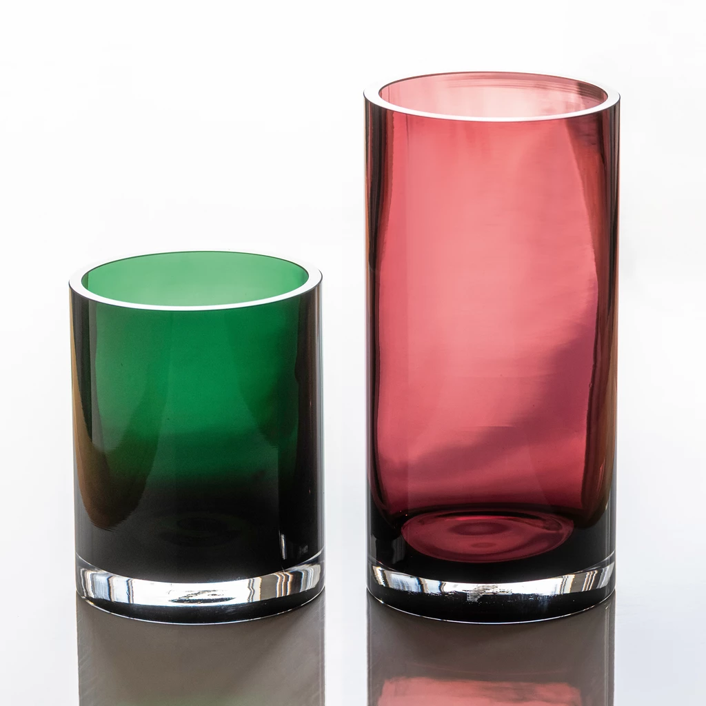 Vase Rondo 15 cm Grün