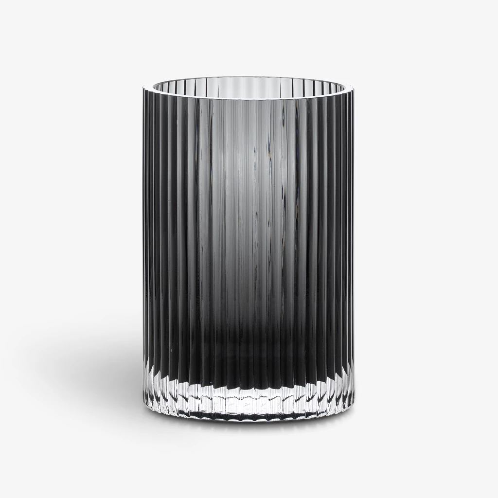 Vase Cannella 21 cm Grau