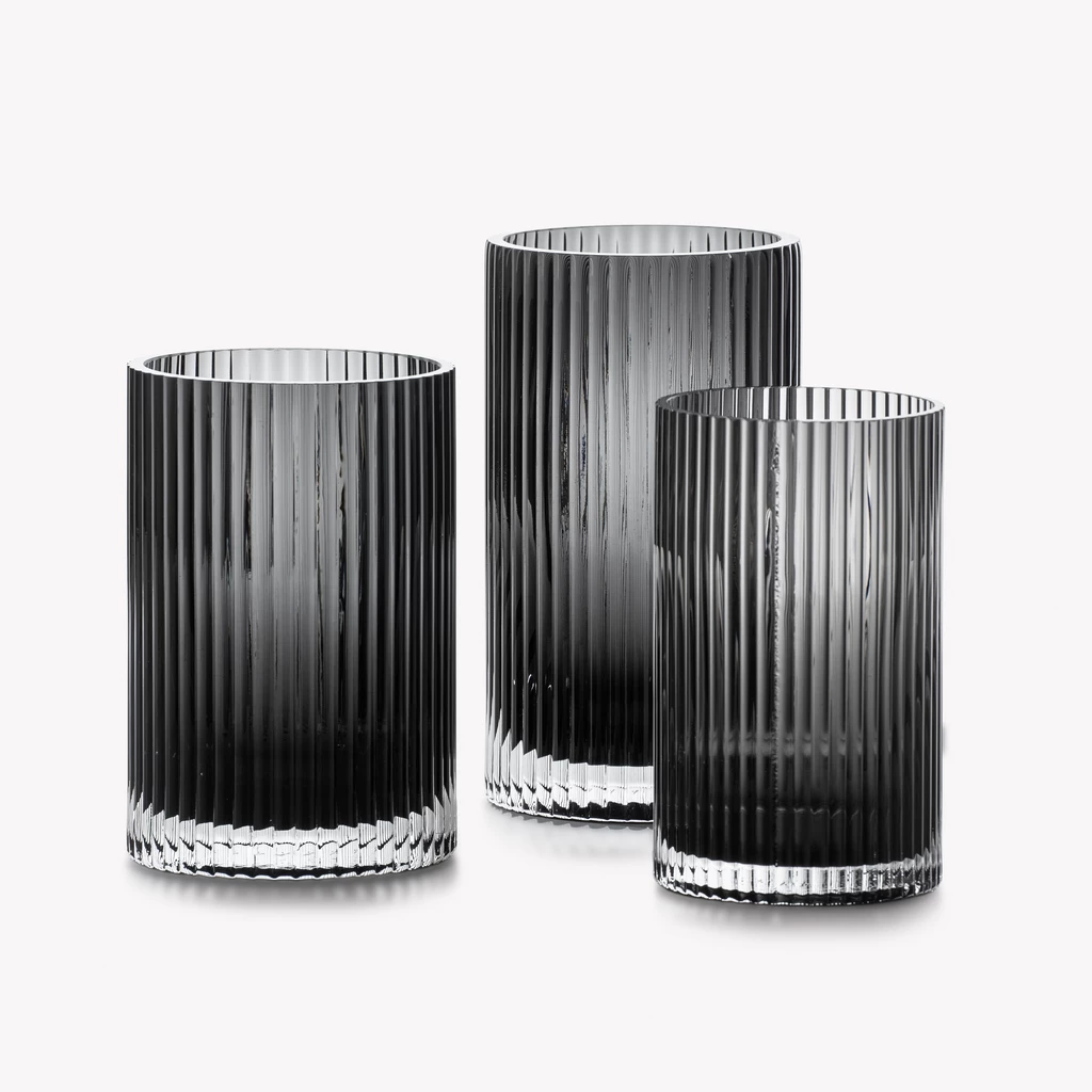 Vase Cannella 20 cm Grau