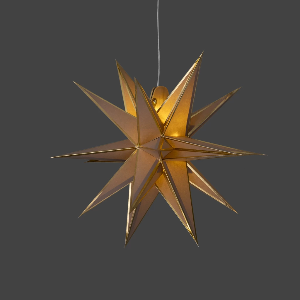 Weihnachtsstern Julstjärna 40 cm Taupe