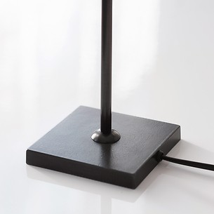 Tischleuchte S Schwarz 43 cm