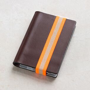 Q7 Wallet Smooth Brown/Orange