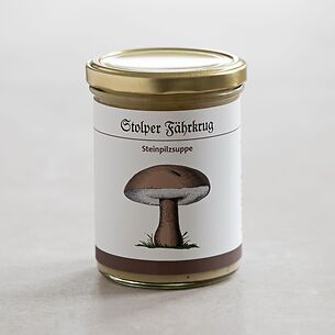 Stolper Fährkrug Suppen Steinpilz