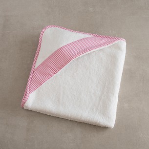 Rhomtuft X Torquato: Badetücher mit Kapuze 100 x 100 cm Pink