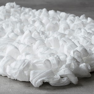 Torquato Schlingenteppich Weiß