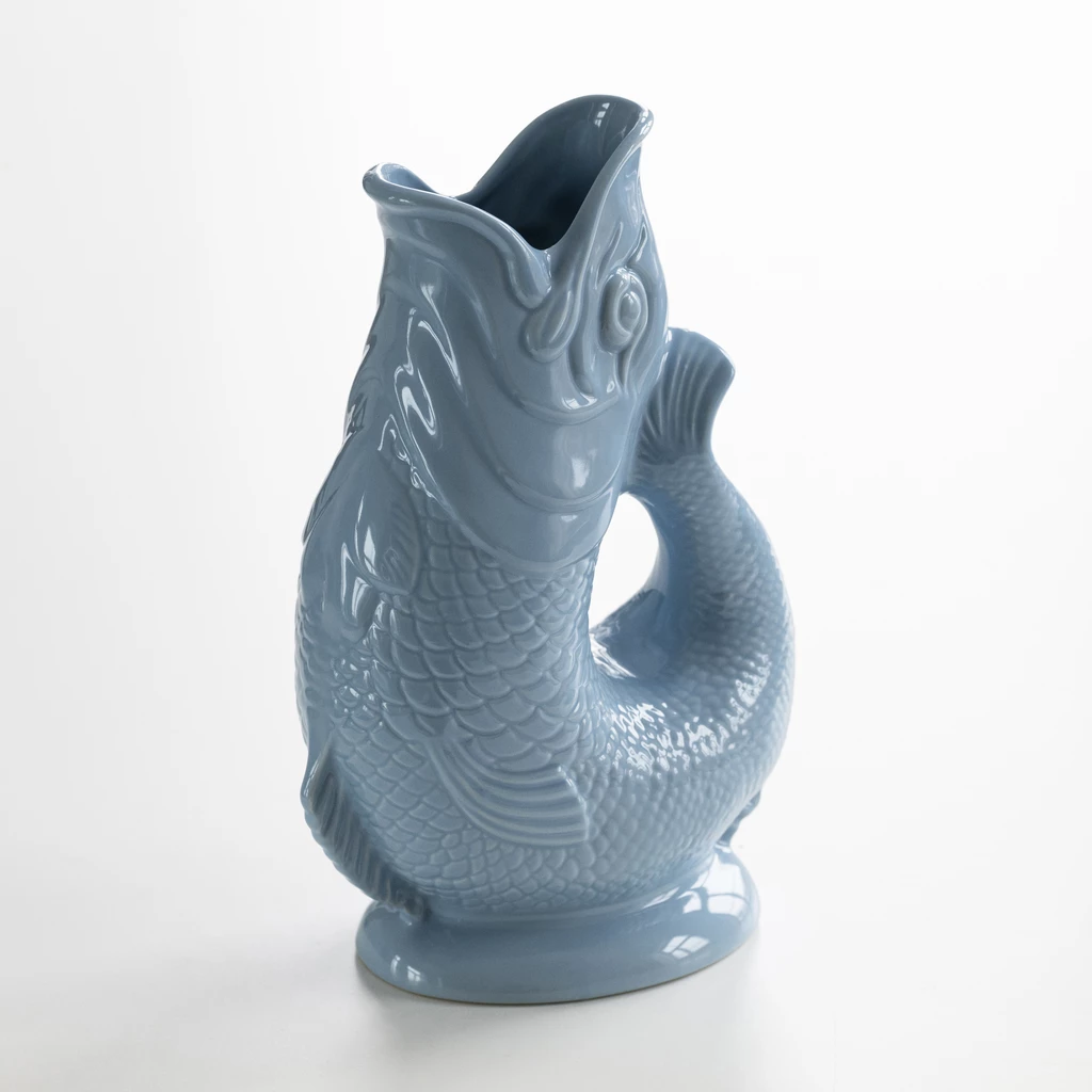 Karaffe Gluggle Jug Pale Blue