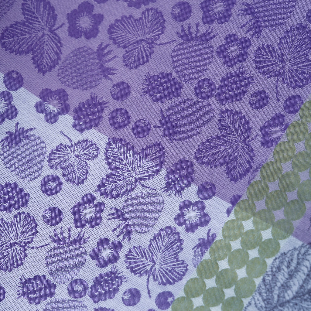 Le Jacquard Français Geschirrtuch Cueillette d'été Mure / Purple