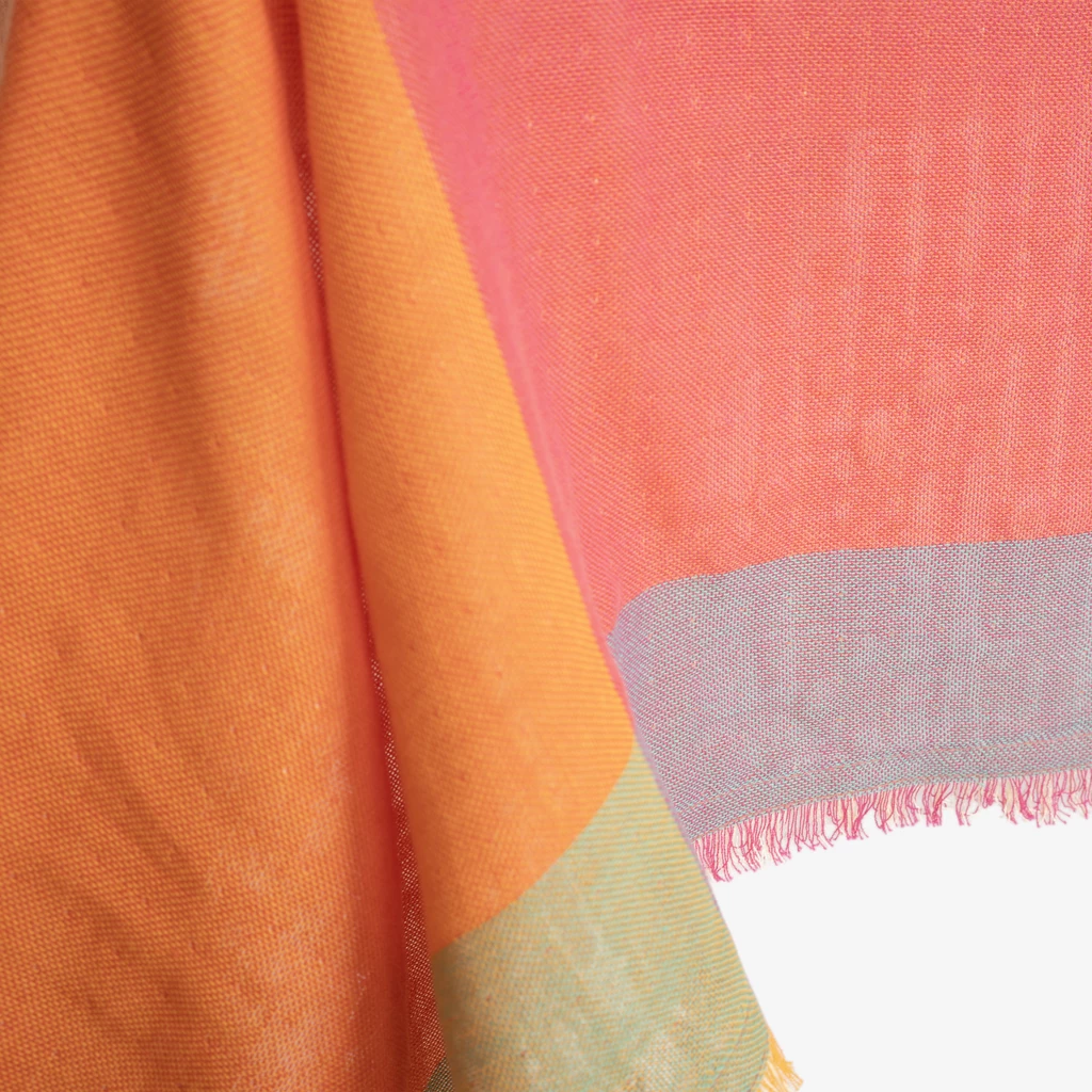 Tischdecke Carré Rouge-Orange 140 x 250 cm