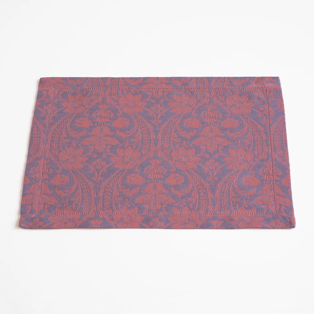 Tischset Donna di Coppe 40 x 50 cm Lachs/Blau