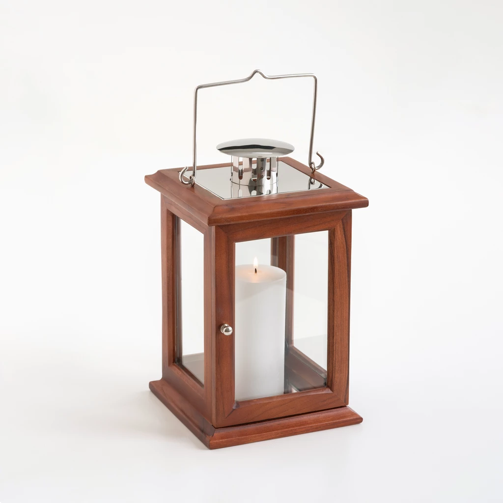 Teaklaterne Rangun 32 cm