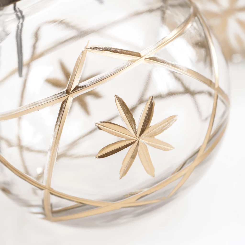 Christbaumkugeln Andalus Klar 6er-Set
