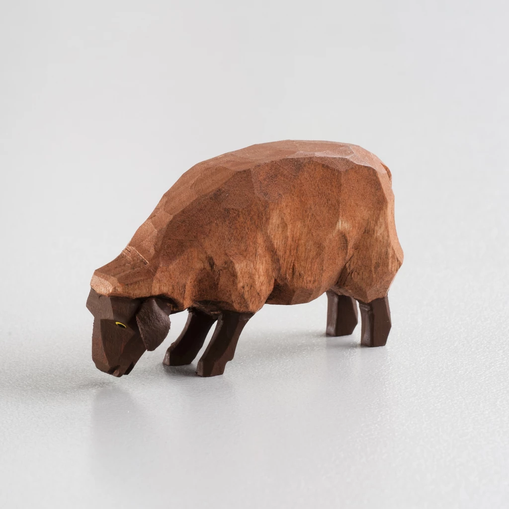 Sievers-Hahn Krippenfigur Schaf dunkel