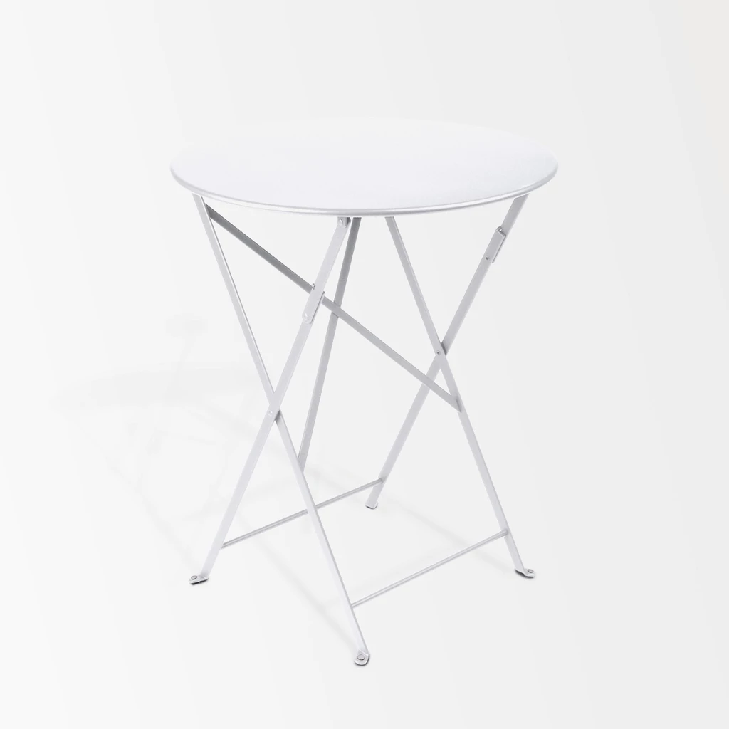 Fermob Bistrotisch Ø 60 cm Weiß