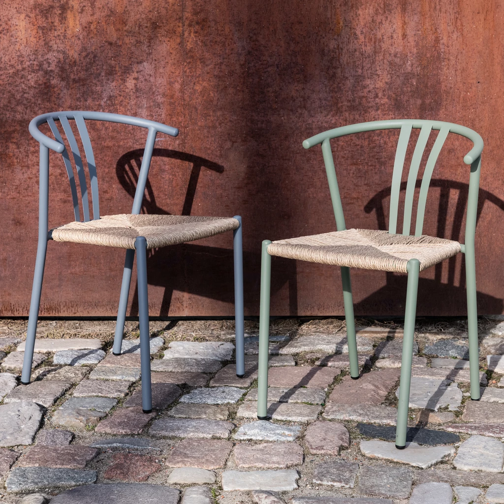 China Chair für die Terrasse Gewittergrau
