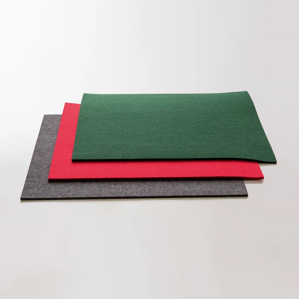 Tischset Wollfilz 35 x 45 cm Grün