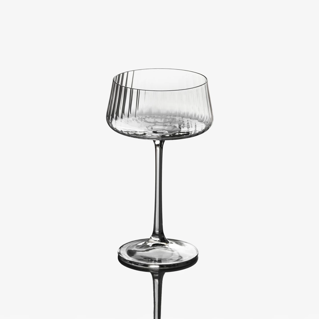 Cocktailgläser Plissee 6er-Set