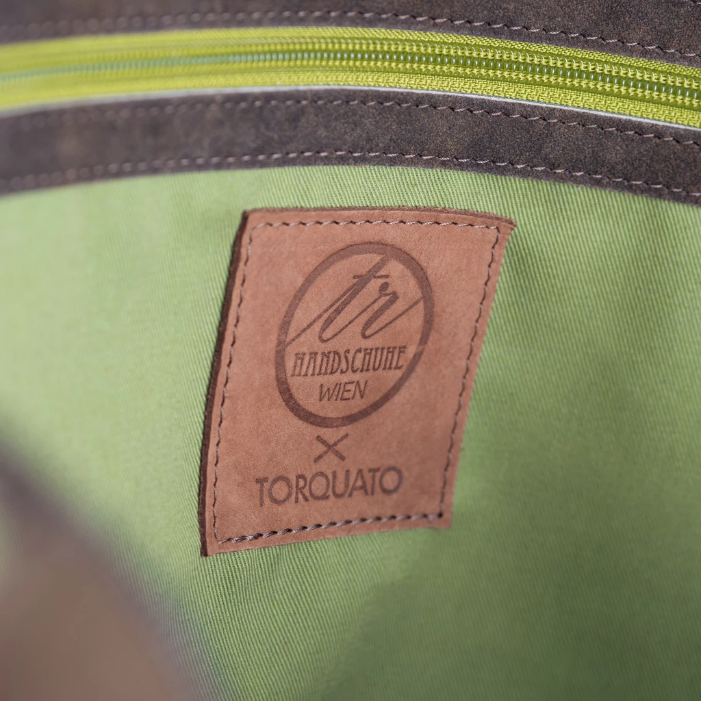 Thomas Riemer X Torquato Weekender aus Ziegenleder