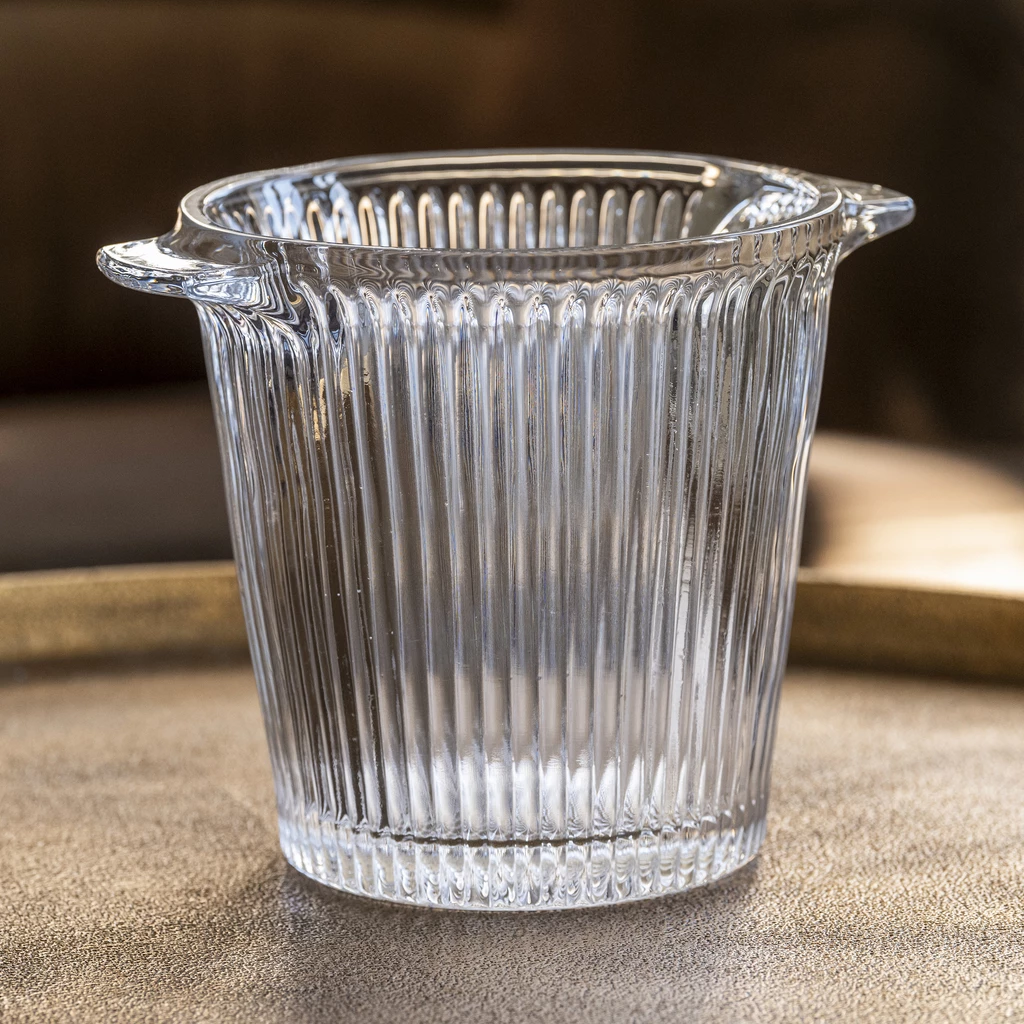 Eiskübel aus Glas