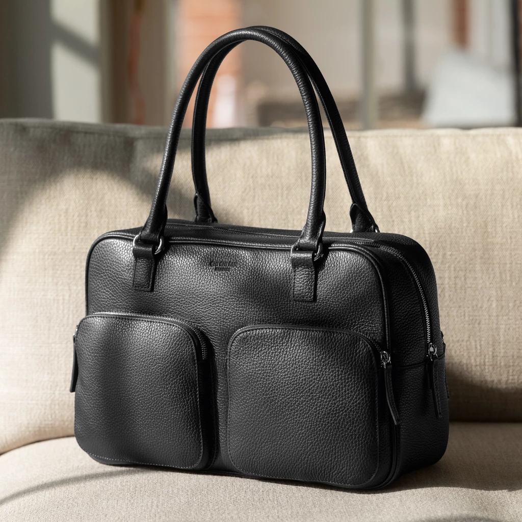 Chi Chi Fan x Torquato City Bag Schwarz