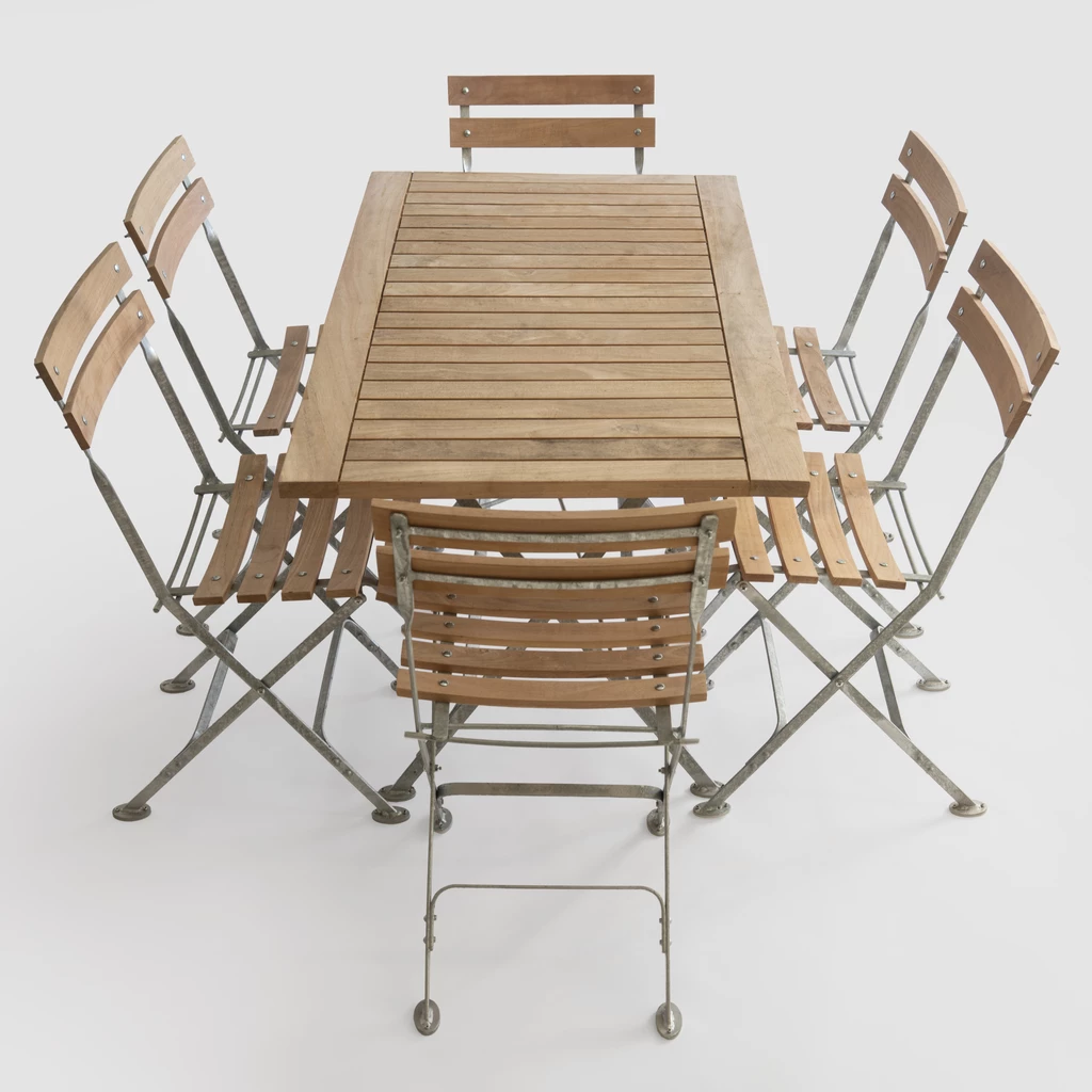 Klapptisch Lucca aus Teak