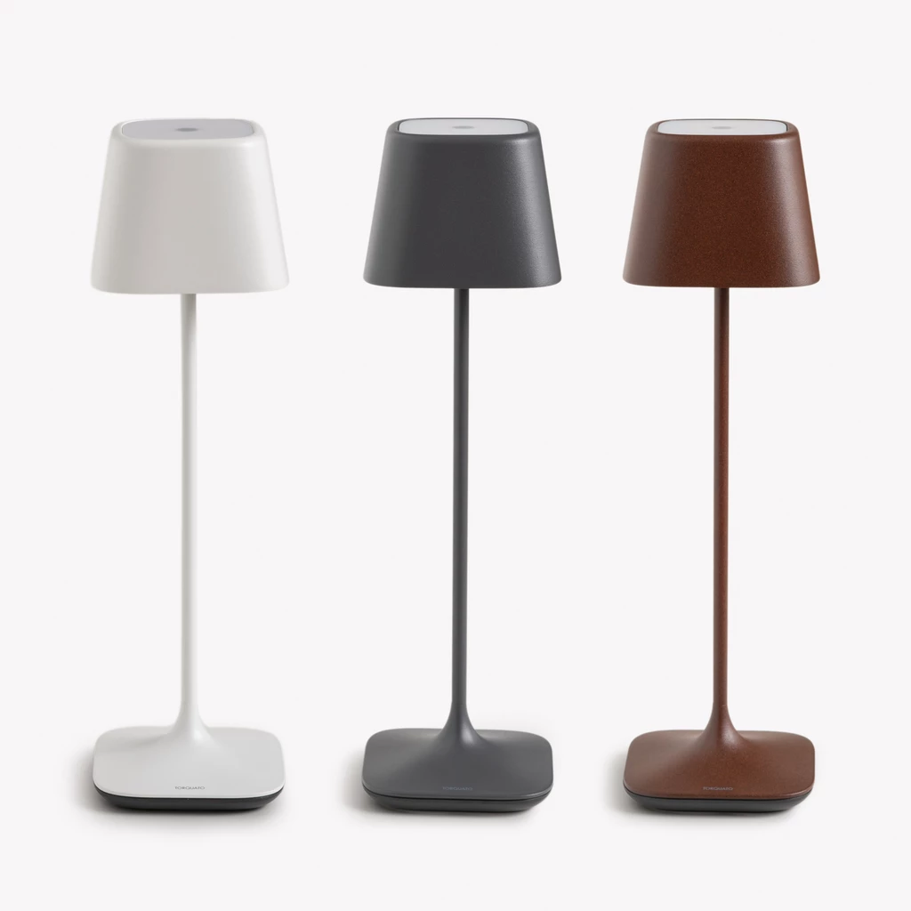 Tischlampe Quadrone Dunkelgrau 36 cm