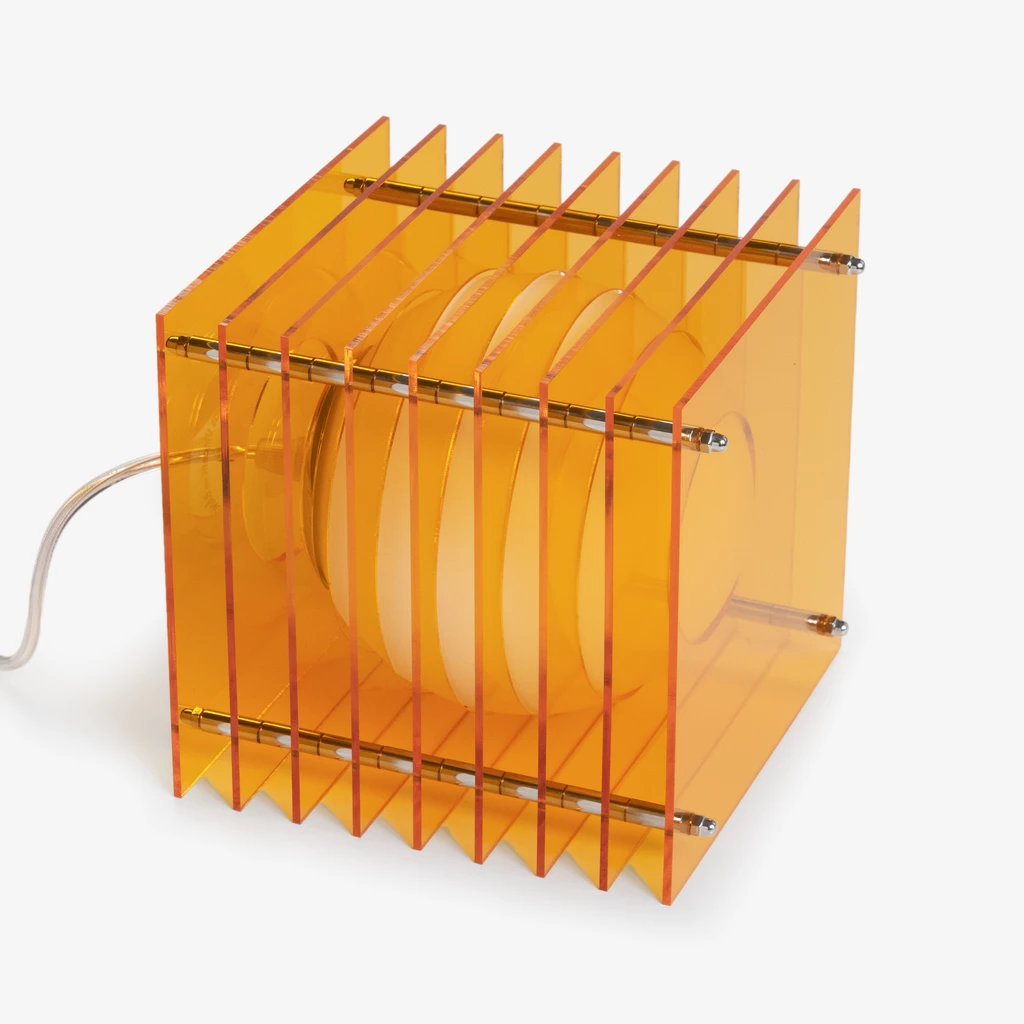 Tischlampe Lop Small Square Orange