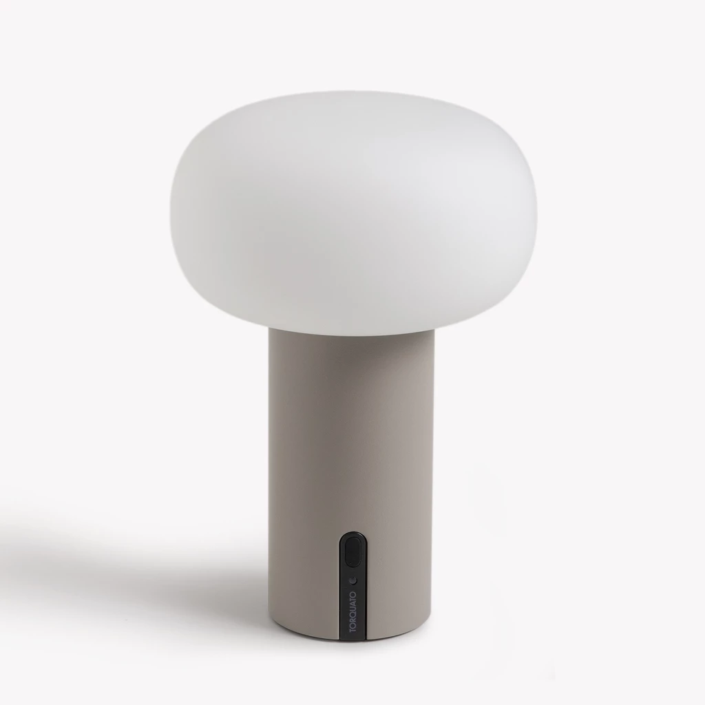 Tischlampe Nomad Felsgrau