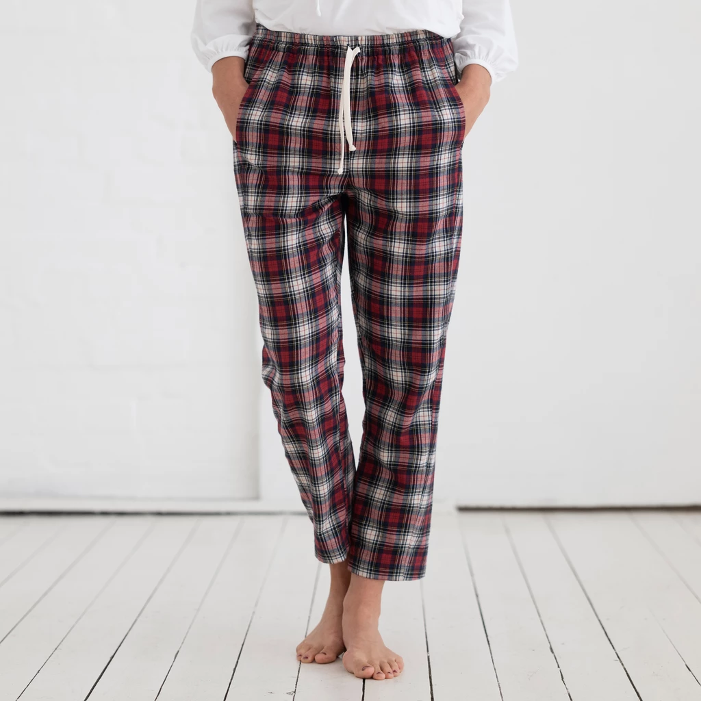 Sunday in Bed X Torquato Hose Chloe Tartan