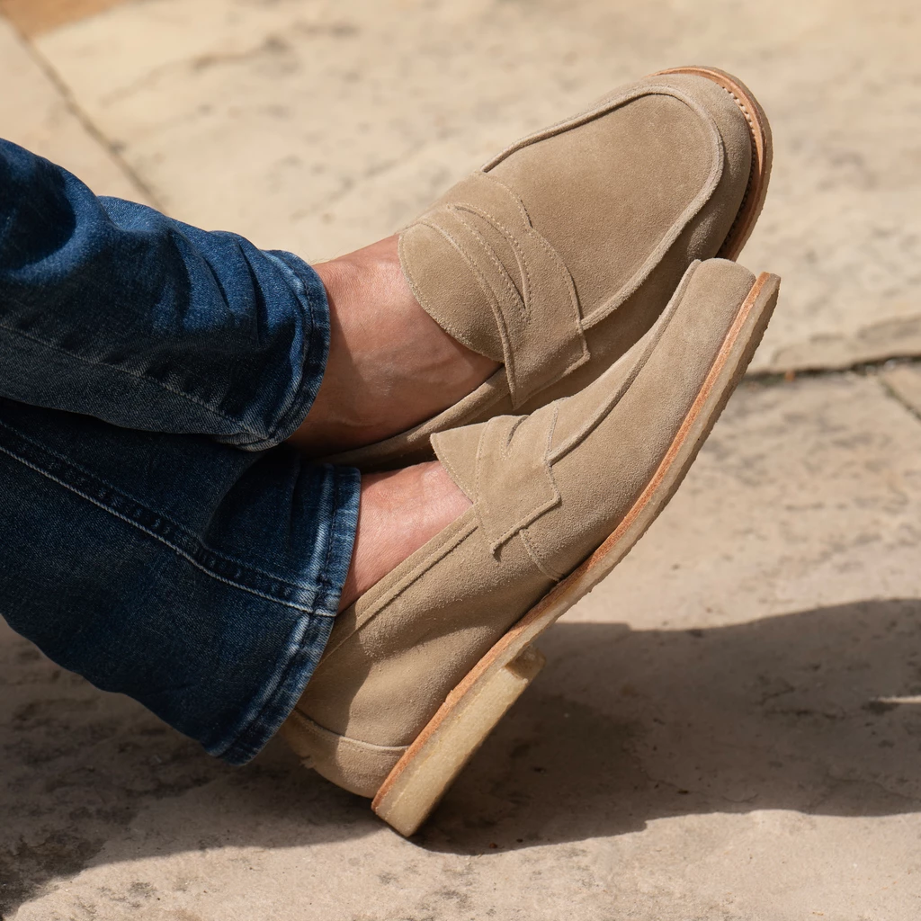 Sanders & Sanders Wildleder-Loafer