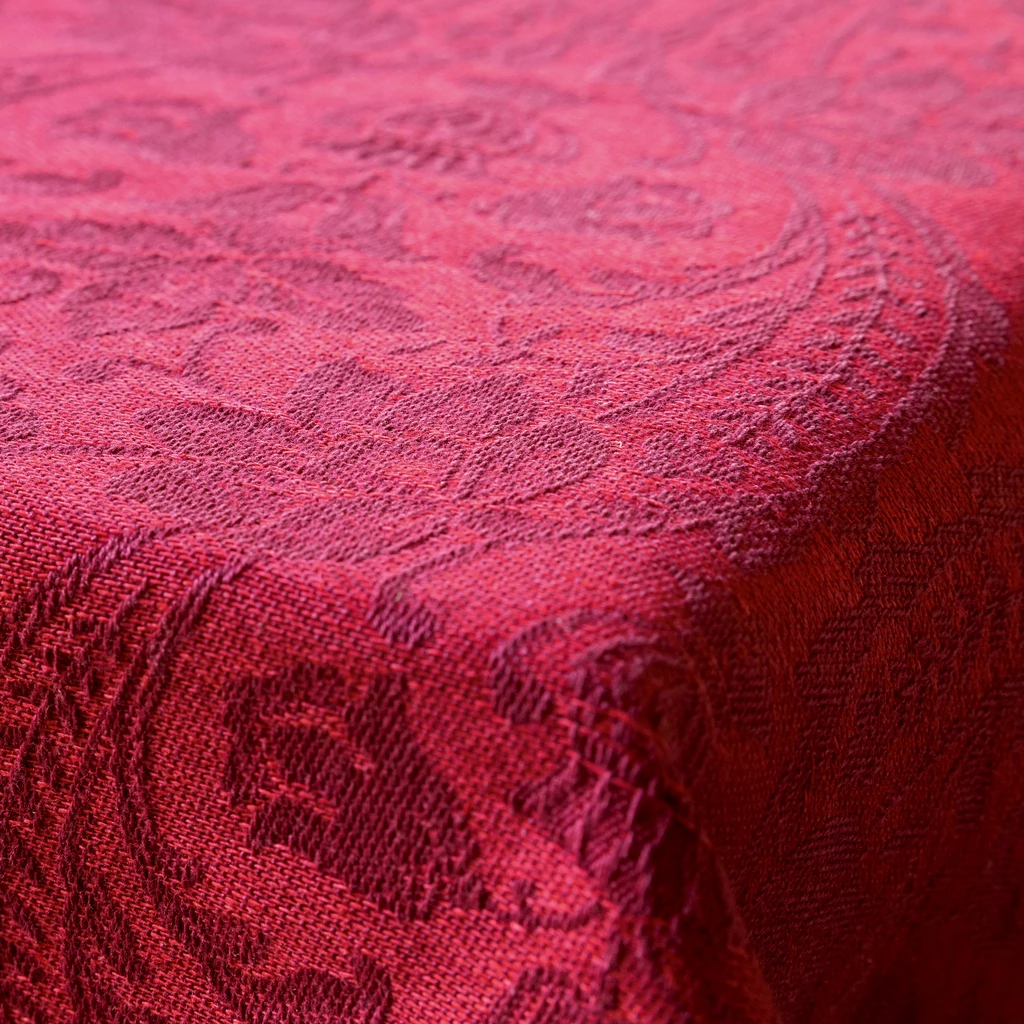 Donna di Coppe Tischdecke 140 x 140 cm Rosso