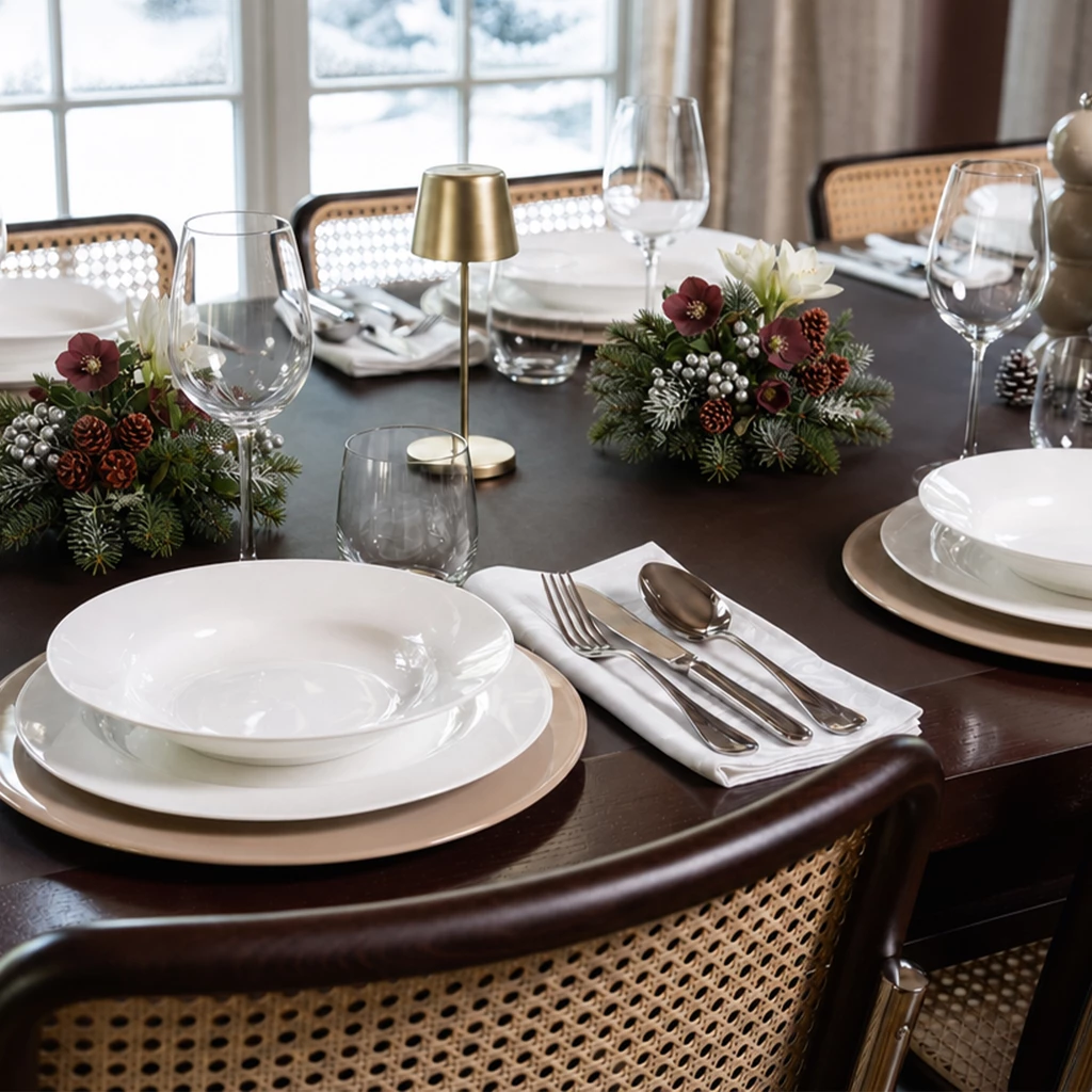Suppenteller Fine Bone China 4er-Set