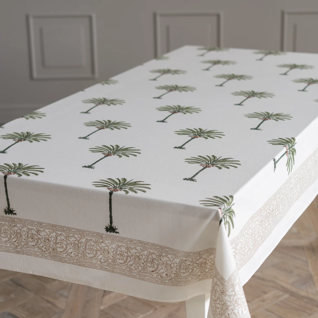 Tischdecke Grüne Palmen