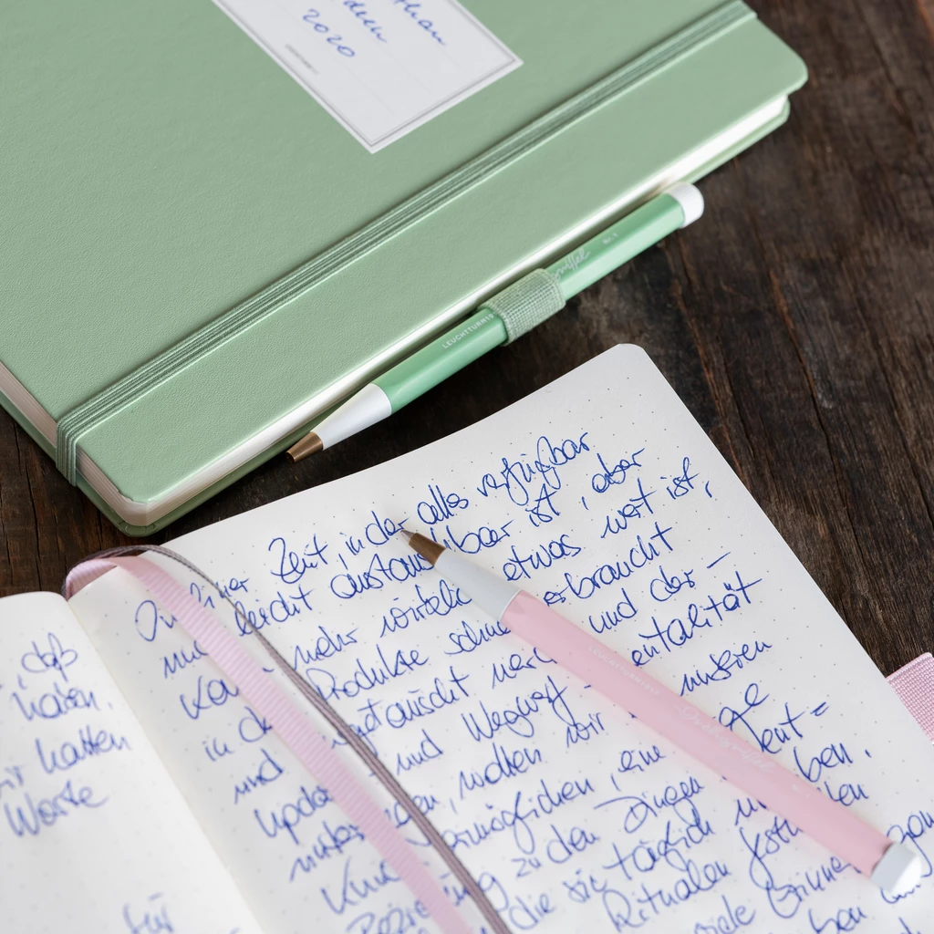 Leuchtturm1917 Notizbuch A5 dotted Stone Blue