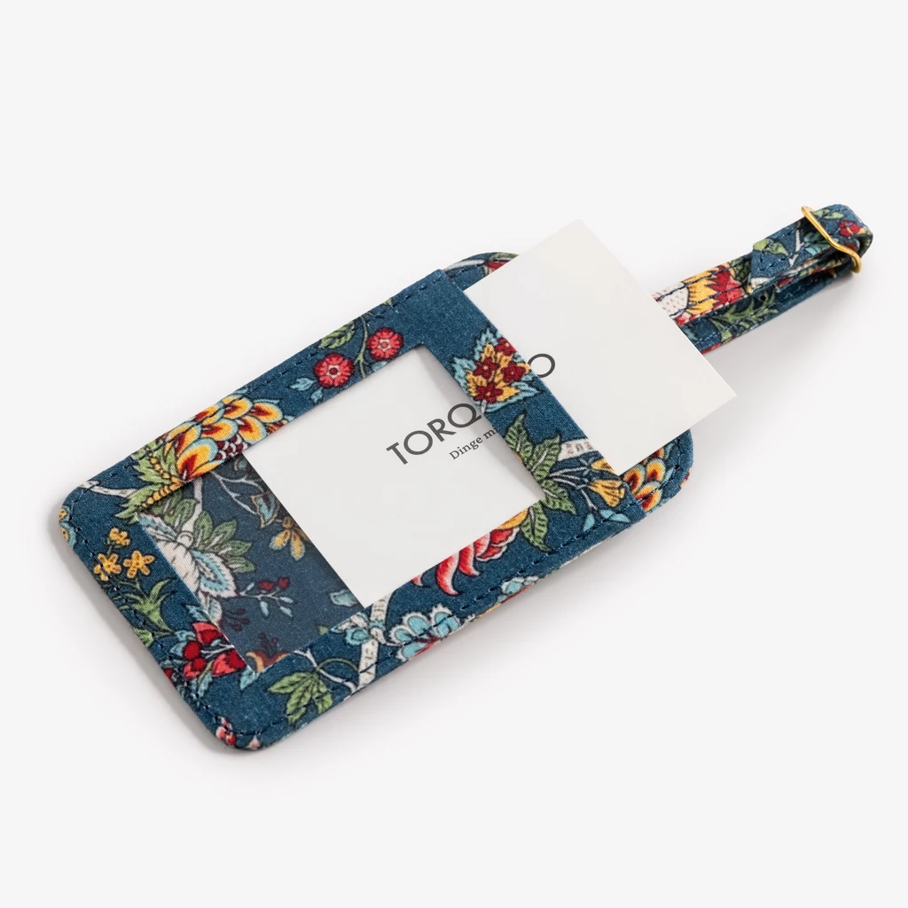 Kofferanhänger Liberty Garden Indigo