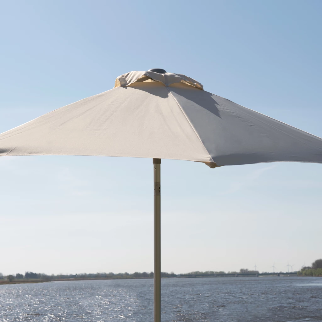 Alu-Sonnenschirm Natur