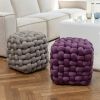 Samtpouf Knot Lila - 3