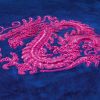 Samtkissen Drache Pink - 4