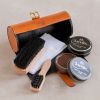 Schuhputzset mit Lederetui - 3