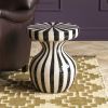 Beistelltisch und Hocker Striped Mushroom - 2