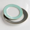 Porcelaine de Limoges Dessertteller mit Golddekor Opal - 4