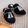 Vestieri Samtslipper Villa Herren Black/Blue Gr. 43 - 2