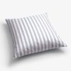 Kissenbezug Liselund Blockstreifen Hellgrau 80 x 80 cm